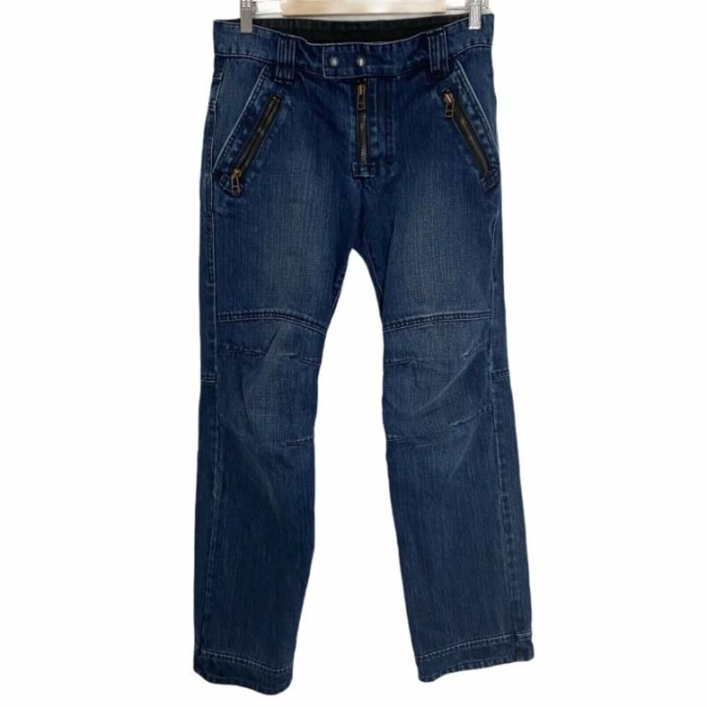 A|X Armani Exchange Men’s Distressed Zip